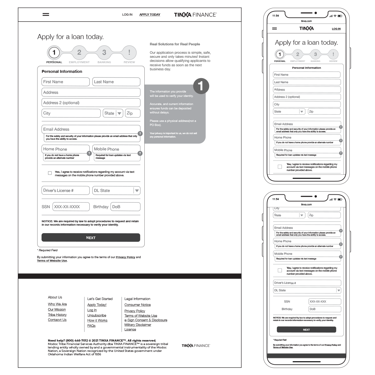 Unbound: Navigation + User Flow