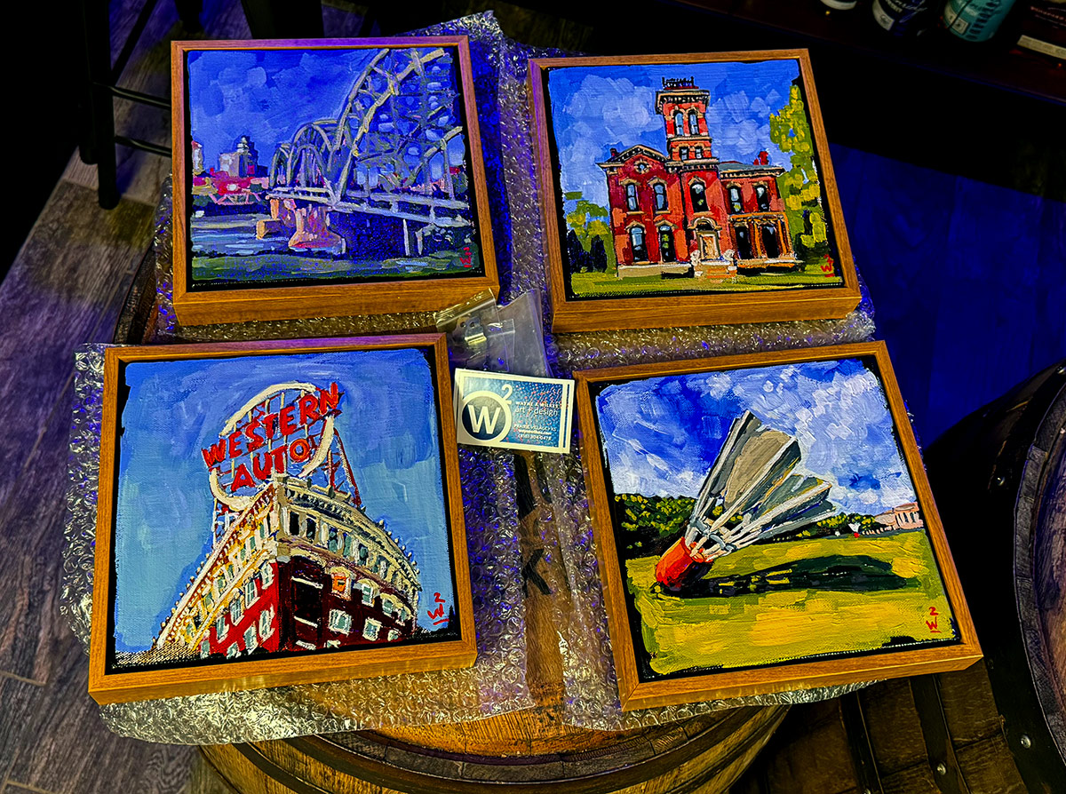 Four paintings and a great cause