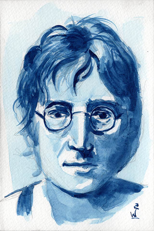 Demo: Lennon (water color)