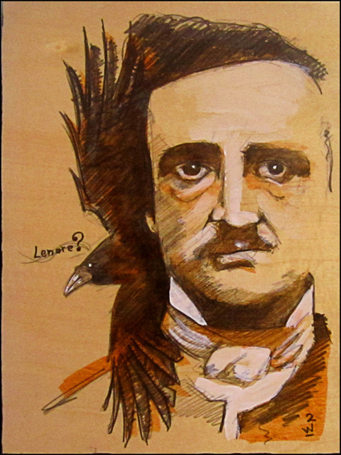 Portrait of Edgar Allan Poe