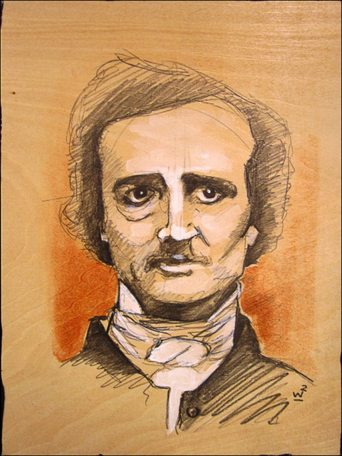 Portrait of Edgar Allan Poe